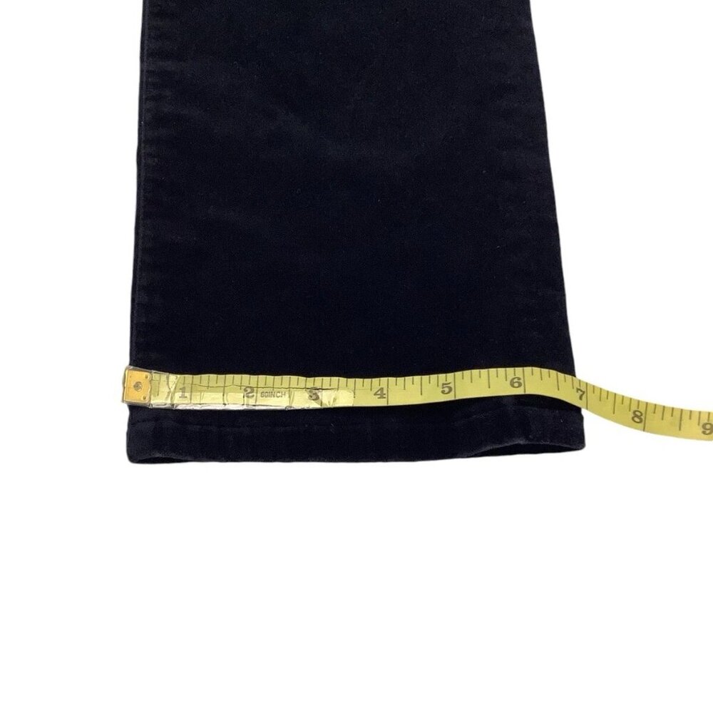 Lauren Ralph Lauren Dark Blue Velvety Mid-Rise Straight Leg Jeans Womens Size 2 - Picture 6 of 9